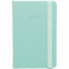 Libreta Encuadernada Campus University NoteBook A6 96 Hojas 80 g.con Goma Verde