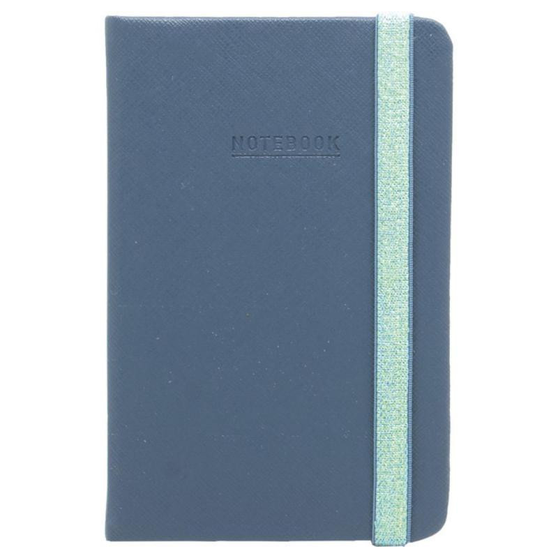 Libreta Encuadernada Campus University NoteBook A6 96 Hojas 80g Liso con Goma Azul