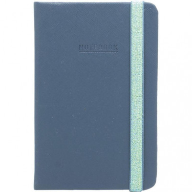 Libreta Encuadernada Campus University NoteBook A6 96 Hojas 80g Liso con Goma Azul