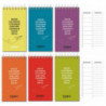 Libreta Vocabulario Idiomas Campus University 73 x 130 mm. 80 Hojas Colores Surtidos