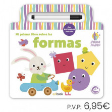 Libro Educativo Imagiland Aprende Jugando Libro Pizarra Formas