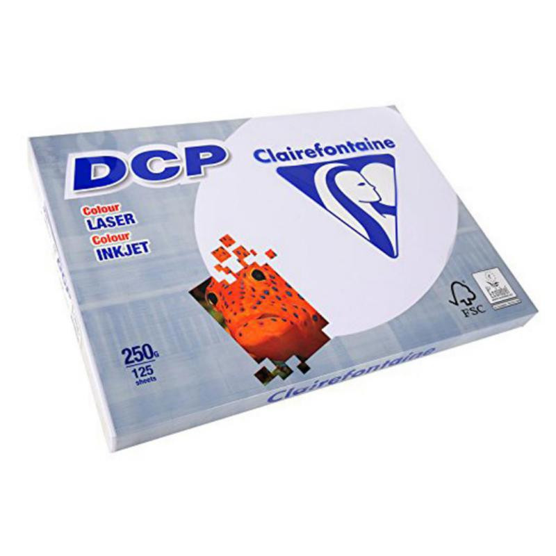 Papel A3 DCP Clairefontaine 250g 125 Hojas Blanco