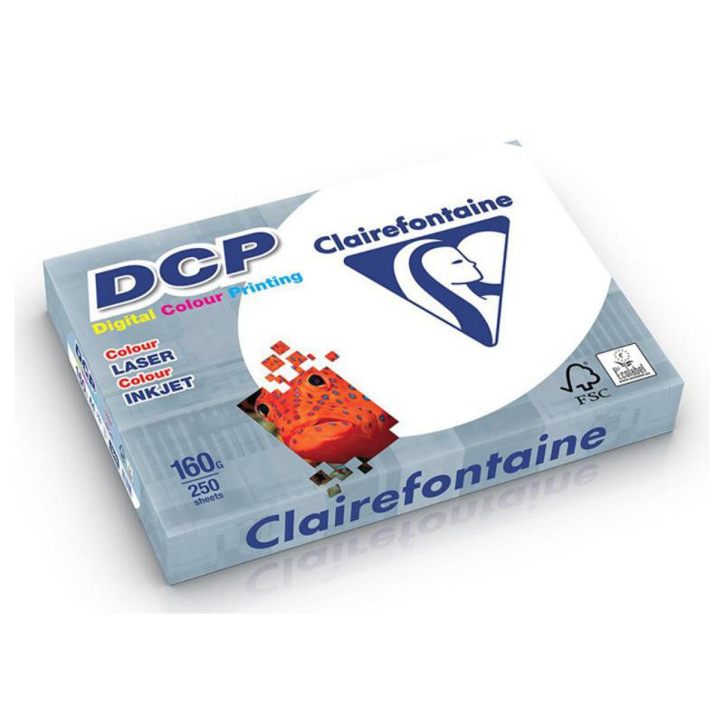 Papel A3 DCP Clairefontaine 160g 250 Hojas Blanco