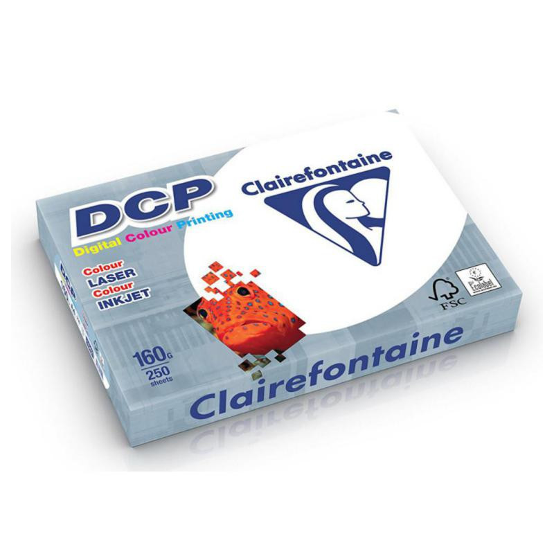 Papel A4 DCP Clairefontaine 160g 250 Hojas Blanco