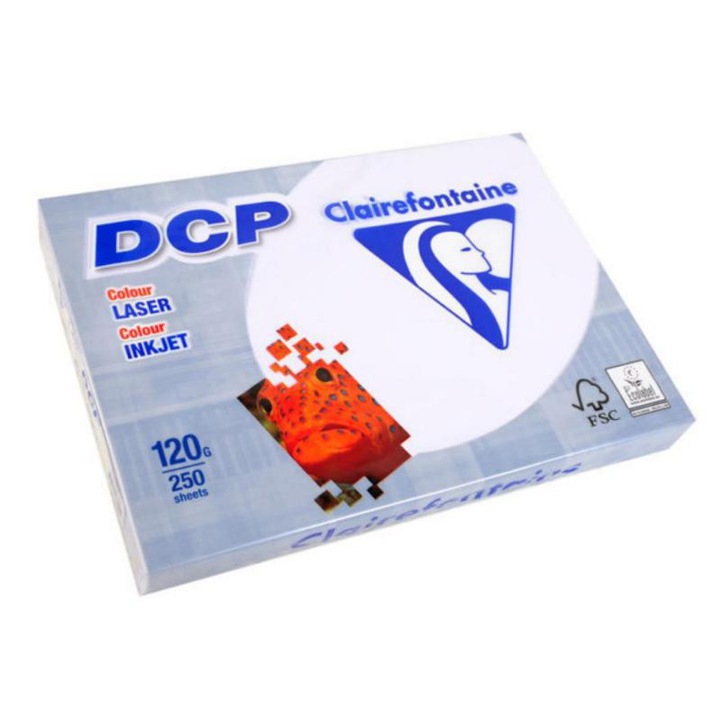 Papel A3 DCP Clairefontaine 120g 250 Hojas Blanco