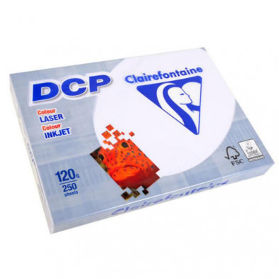 Papel A4 DCP Clairefontaine 120g 250 Hojas Blanco