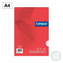 Bloc ExÃ¡men Campus College A4 40 Hojas 60g CuadrÃ­cula 4 mm