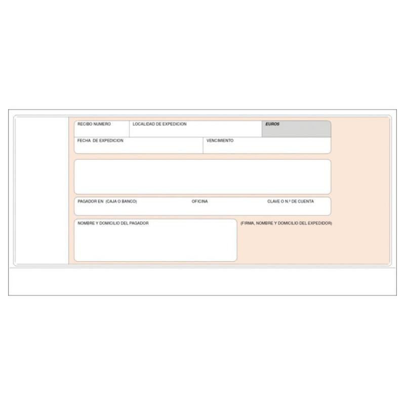 Talonario Recibo Normalizado Plus Office 215mmx100mm 100 Hojas