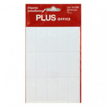 Etiquetas Autoadhesivas Plus Office 20mmx50mm 75 Etiquetas 5 Hojas