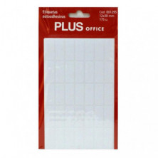 Etiquetas Autoadhesivas Plus Office 12mmx30mm 175 Etiquetas 5 Hojas