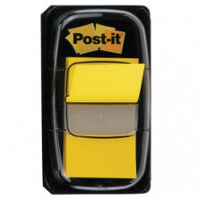 Banderitas Post-It 25,4mmx43mm Dispensador Amarillo 50 ud.