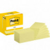 Bloc Notas Adhesivas Post-It 76mmx127mm Amarillas 100 Hojas