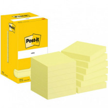 Bloc Notas Adhesivas Post-It 76mmx76mm Amarillas 100 Hojas