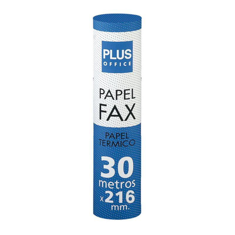 Rollo Papel TÃ©rmico Fax Plus Office 216mmx 30m