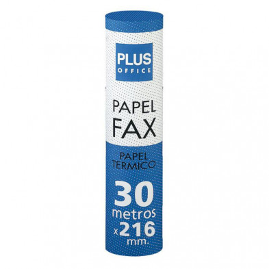 Rollo Papel TÃ©rmico Fax Plus Office 216mmx 30m