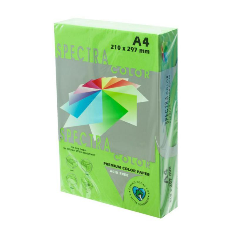 Papel A4 Spectra 80g 500 Hojas Verde Manzana