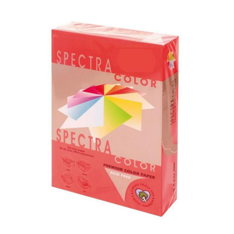 Papel A3 Spectra 80g 500 Hojas Rojo