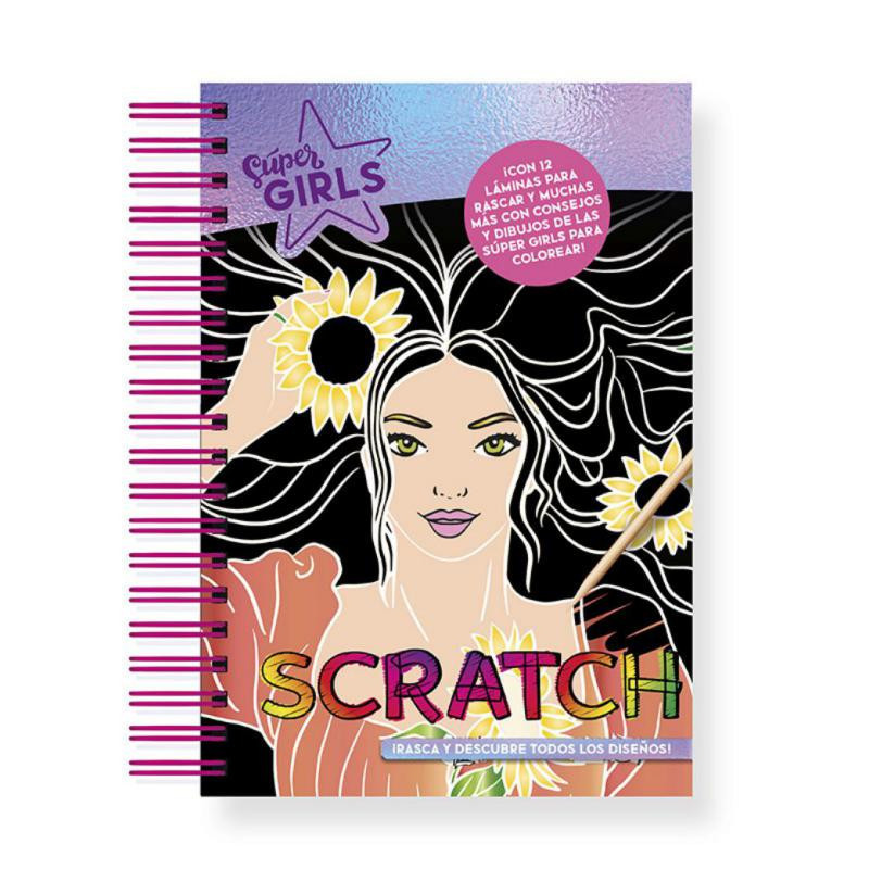 Cuaderno Super Girls Scratch